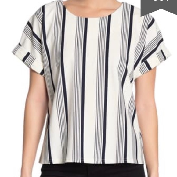 Melloday Striped Blouse - Picture 1 of 7